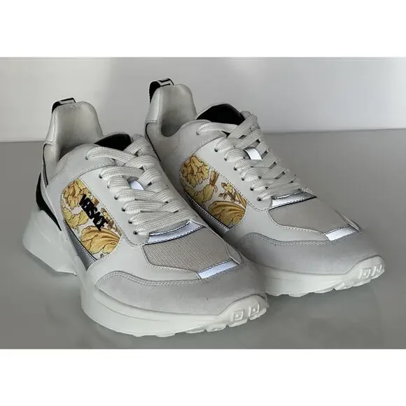 Versace Medusa Men’s White/Black/Gold Sneakers 11 US (44 Eu) 1011942 IT NIB $825 Versace Medusa Men main image 3